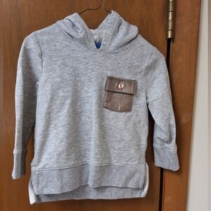 Gray Sweater with Pocket Detail